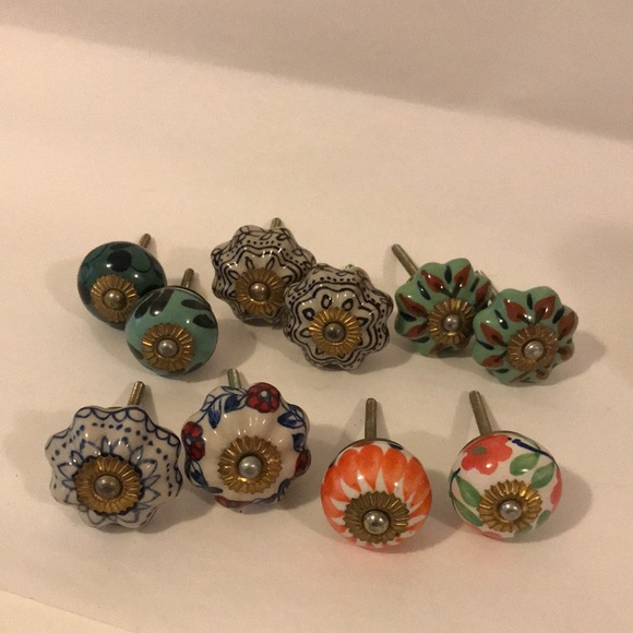 Anthropologie ceramic drawer knobs